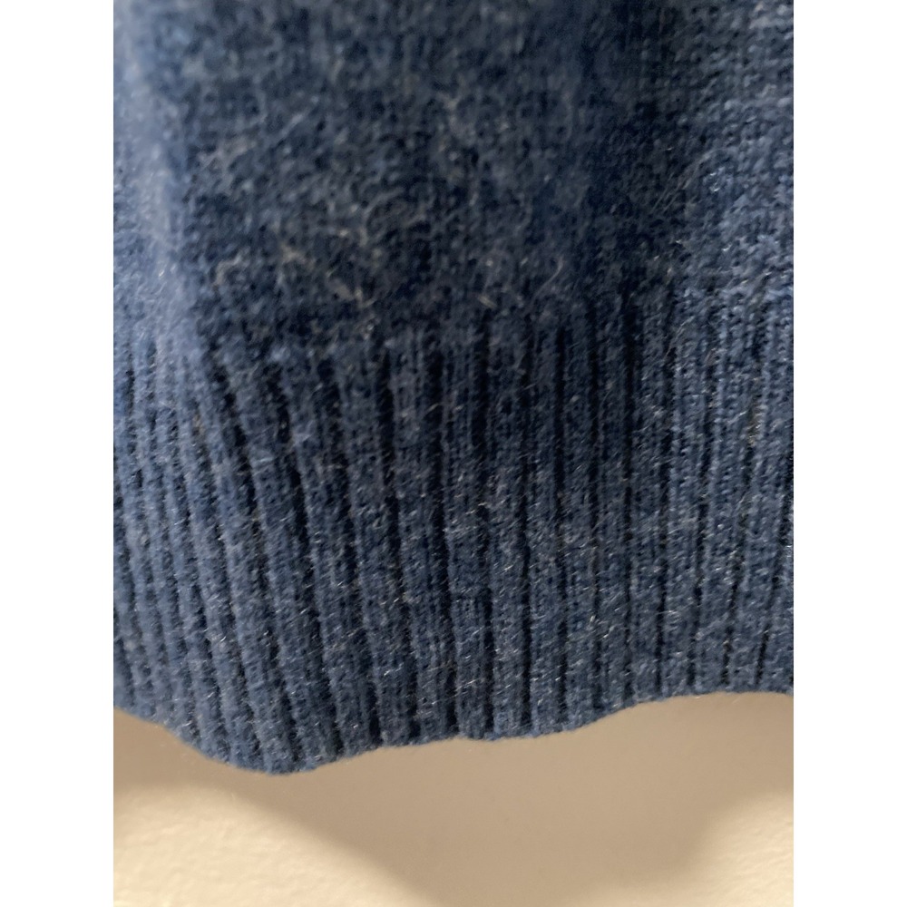 KINROSS 100% Cashmere Sweater Vest Men's Sz Large Blue‎ V-Neck Grandpa - Picture 6 of 7